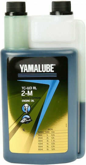 Yamalube TCW3-RL Λάδι Σκάφους για Δίχρονους Εξωλέμβιους Κινητήρες 1lt