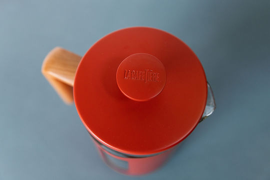 Manual Filter Coffee Maker Made of Borosilicate Glass 1l Pisa Red La Cafetiere