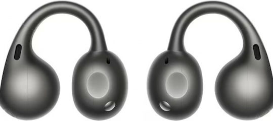 Oppo Enco Clip 2 Open Ear Bluetooth Handsfree Headphones with Sweat Resistance and Charging Case Slate Grey