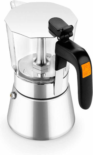 Bra Flavour Crystal Μπρίκι Espresso Inox