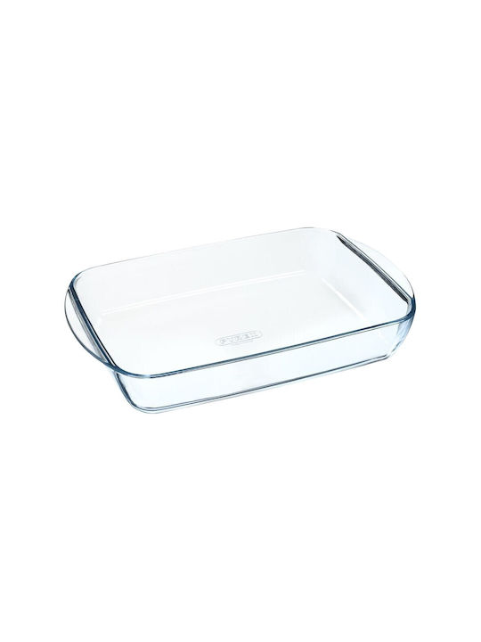 Pyrex Rechteckiges Hitzebeständiges Kochgeschirr Glas 2 Stück