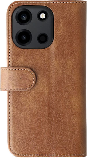 Rosso Element Pu Brieftasche Synthetisches Leder Braune (OnePlus Nord 6)