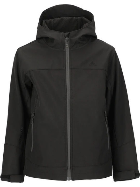 Winter Jacke Softshell Wasserdicht und Winddicht Schwarz