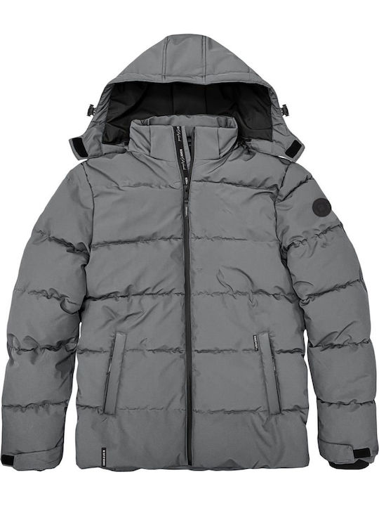 Winter Jacket Puffer Gray