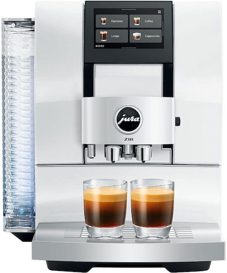 Jura Automatic Espresso Machine 1450W 15bar Pressure for Cappuccino with Grinding Mill White 2128124