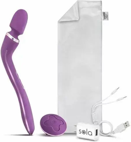 Вибриращ Масажор Sola Sync Wine Лилав 686911 10-348 10 Функции За Вибрация Водоустойчив 31.75 X 4.45 См Лилав
