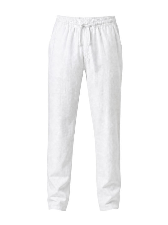 Trousers in Relaxed Fit White