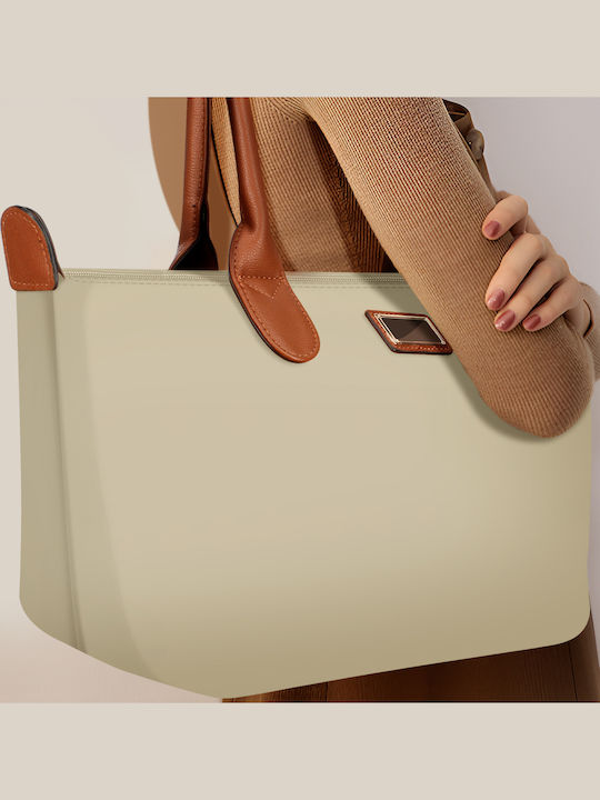 Gallantry Handtasche La Balade Größe L Beigefarbe