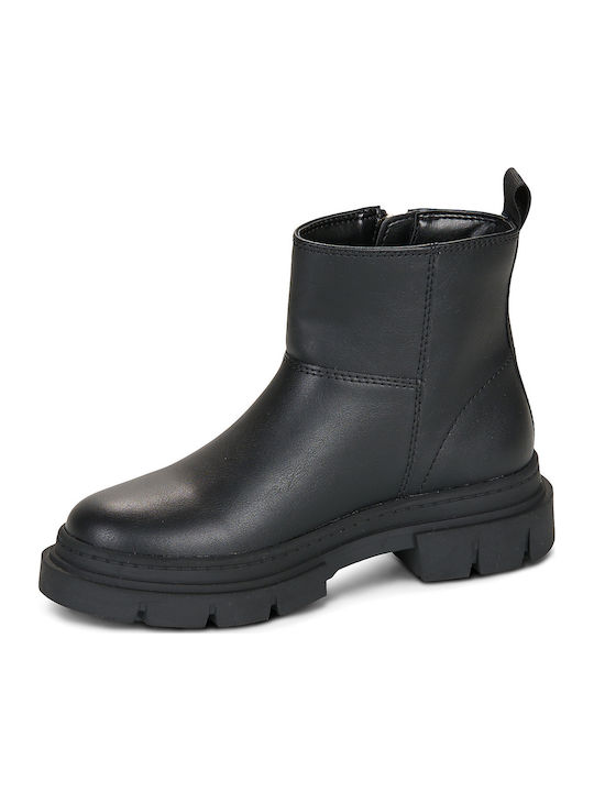 Kinderstiefel mit Reissverschluss Schwarz