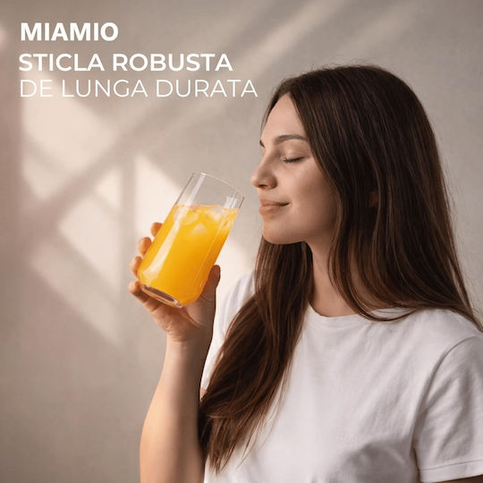 Miamio Set Of Water / Cocktail/Drinking Glasses Made Of Glass 460ml 6 Pieces