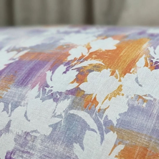 Pucioasa Set Huse Pentru Pilote 100% Bumbac 200x230cm Dublu Cu 2 Fețe De Pernă & 1 Cearșaf Orchid Mist