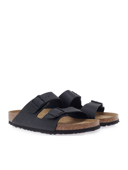 Classic Arizona Birko Flor Men's Sandals Black Narrow Fit