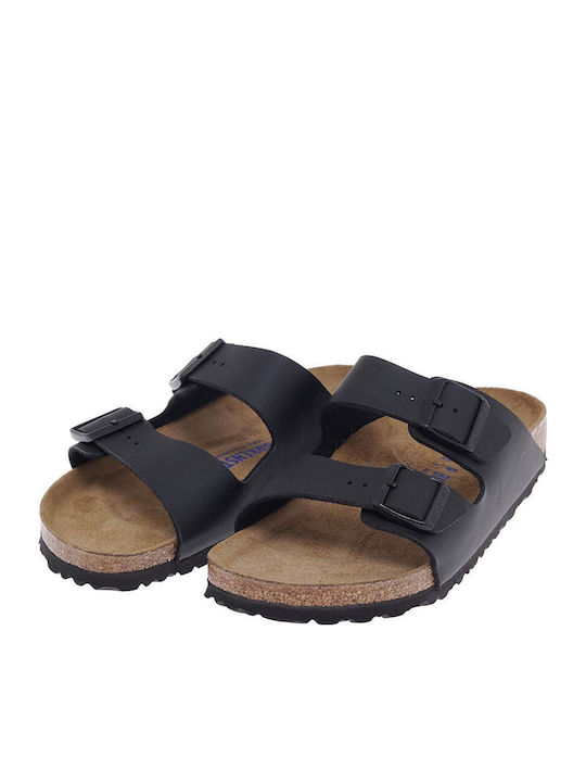 Classic Arizona Birko Flor Men's Sandals Black Narrow Fit