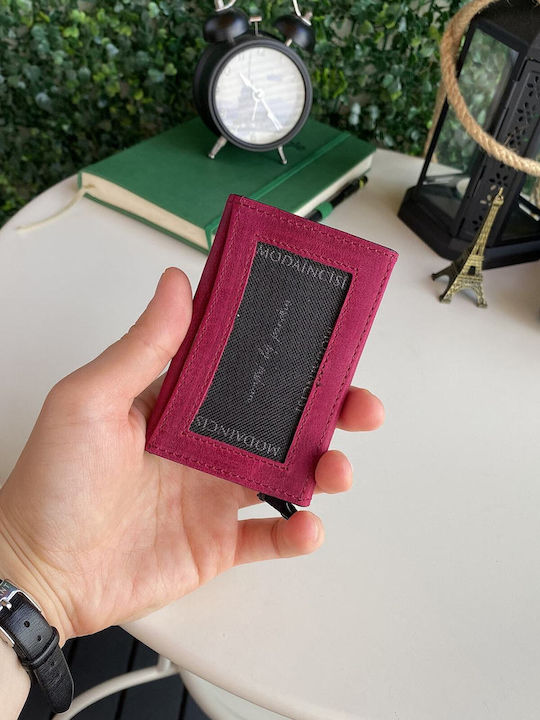 Кожен Мъжки Портфейл за Карти с RFID Черен