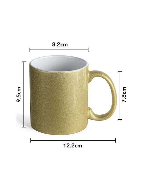 Koupakoupa Bubu & Dudu Better Together Ceramic Mug Gold 330ml