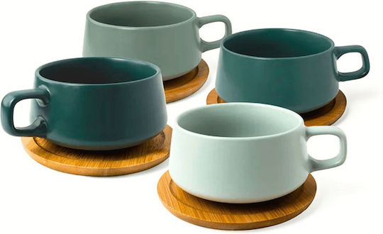 Miamio Set Cesti Cappuccino 4 Bucăți Miamio Set Cesti Cappuccino 4 Bucăți
