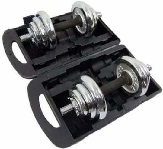 York Fitness Dumbbell Set 2x10kg in Case