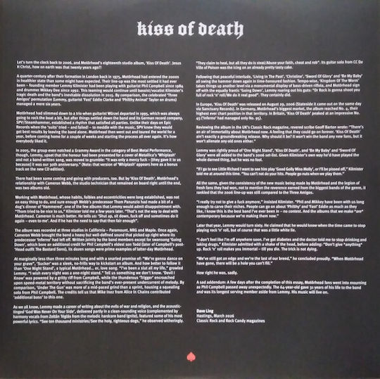 Motörhead Kiss Death Vinyl Vinyl All Media