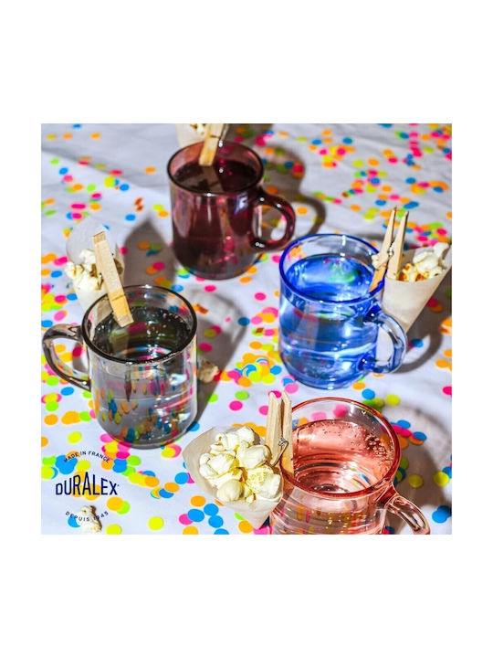 Duralex Versailles Κούπα Γυάλινη Μωβ 260ml 6τμχ