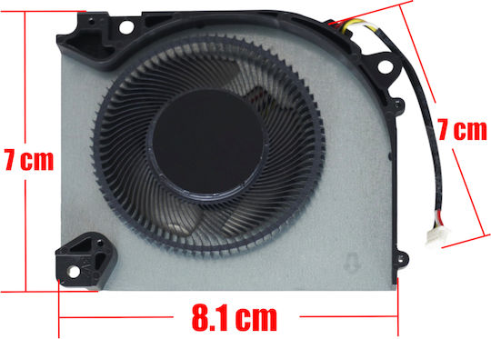 Laptop Fan GPU Cooling Fan Clevo Gigabyte G5 KF RC55 Z9D7 Z9R7 Z9R9 G8R9 G9R9 Z7D6 Z8D6 Z8R7 Z8R9 NA800805HHT4B10003 4 Pins Code 81766