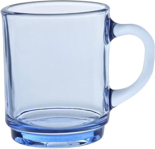 Duralex Versailles Κούπα Γυάλινη Μπλε 260ml 6τμχ Duralex Versailles Κούπα Γυάλινη Μπλε 260ml 6τμχ