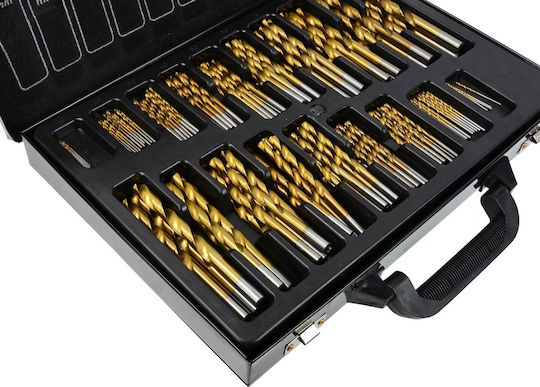 Geko Set 170 Burghie HSS De Titan Pentru Metal