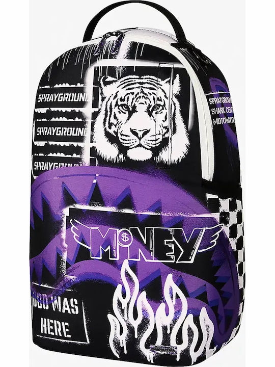 Sprayground Stencil Shark Attack School Backpack Junior High-High School Multicolour 29 x 15 x 46cm