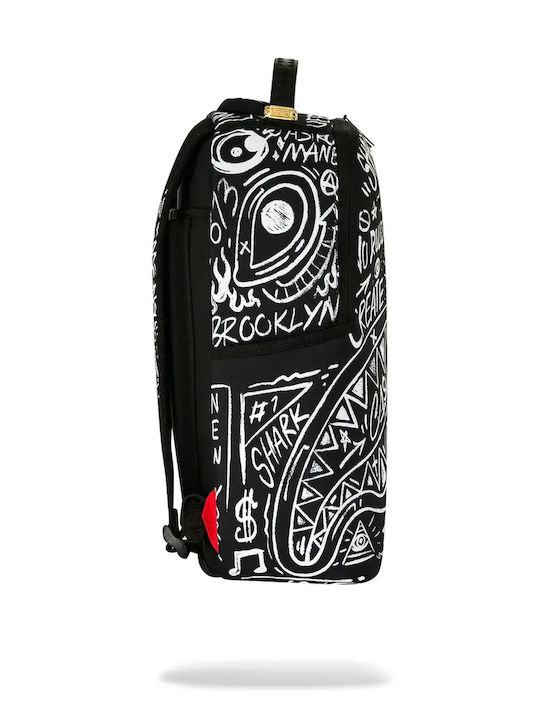 Sprayground Crazy Thoughts School Backpack Junior High-High School Black 29 x 15 x 46cm