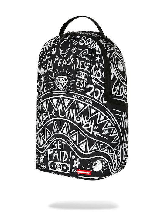 Sprayground Crazy Thoughts School Backpack Junior High-High School Black 29 x 15 x 46cm