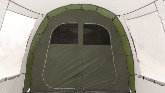 Easy Camp Huntsville Twin 800 Camping Tent Tunnel Khaki with Double Cloth 4 Seasons for 8 People 750x240x200cm