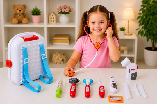 Hashtag Toys Παιδικό Ιατρικό Σετ 10τμχ