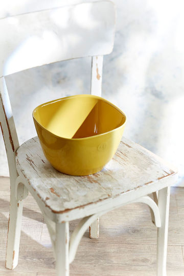 Emile Henry Ceramic Yellow Salad Bowl