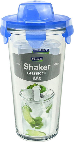 Shaker Γυαλί 450 Ml Μπλε Glasslock