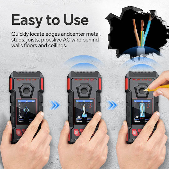 Noyafa NF-5105NF-5105 Digital Wood, Metal & Pipe Detector