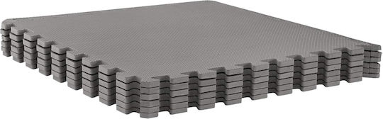 vidaXL Saltele Puzzle Pentru Sala De Sport Gri 60x60x2cm 24 Bucăți