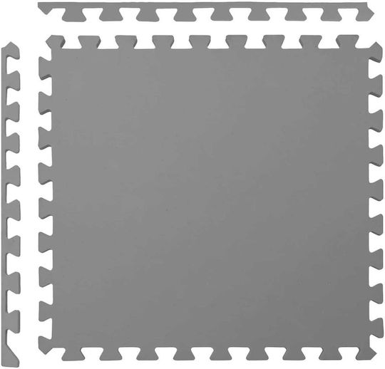 vidaXL Δάπεδα Παζλ Γυμναστηρίου Γκρι 60x60cm 50τμχ