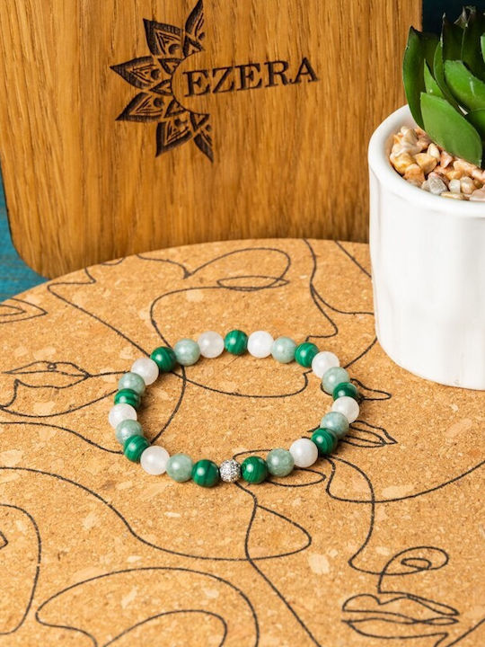 Elegant Girls' Bracelet Mehal Made Semi-precious Stones Malachite Moonstone Green Jade 6mm Beads Elegant Girls' Bracelet Mehal Made Semi-precious Stones Malachite Moonstone Green Jade 6mm Beads