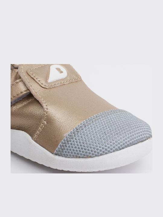 Bobux Βρεφικά Sneakers Αγκαλιάς Χρυσά Step Up Xplorer