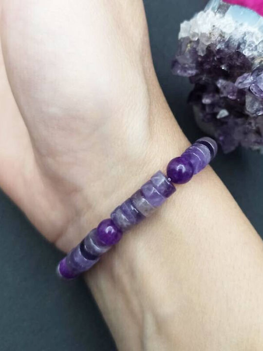 Brățară Serenity Amethyst Jade Crystal Pentru Femei