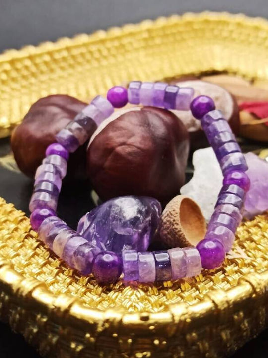 Brățară Serenity Amethyst Jade Crystal Pentru Femei