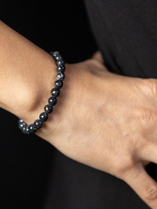 Shell Turquoise Black Crystal Bracelet Soraya 6mm Beads