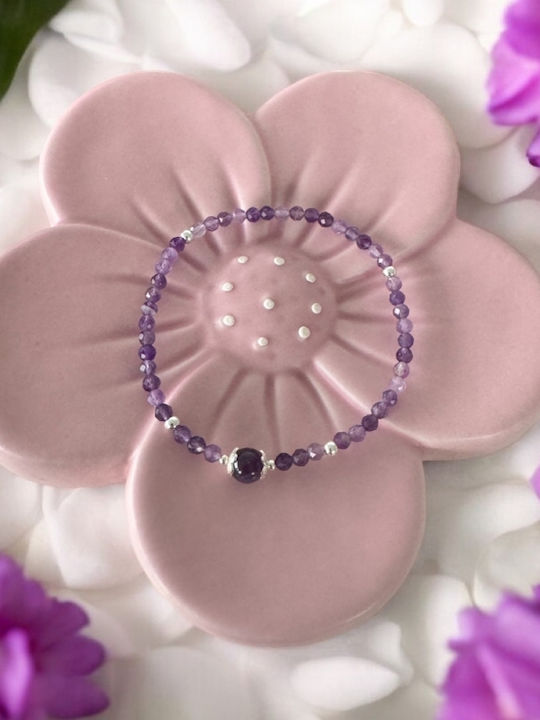 Sonia Amethyst Bracelet Women 925 Silver Accessories