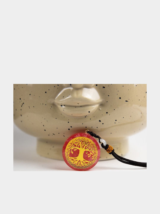 Pandantiv Orgonic „Agni” În Brad Roz Din Cuarț Simbolul Vieții 3.6cm Pandantiv Orgonic „Agni” În Brad Roz Din Cuarț Simbolul Vieții 3.6cm