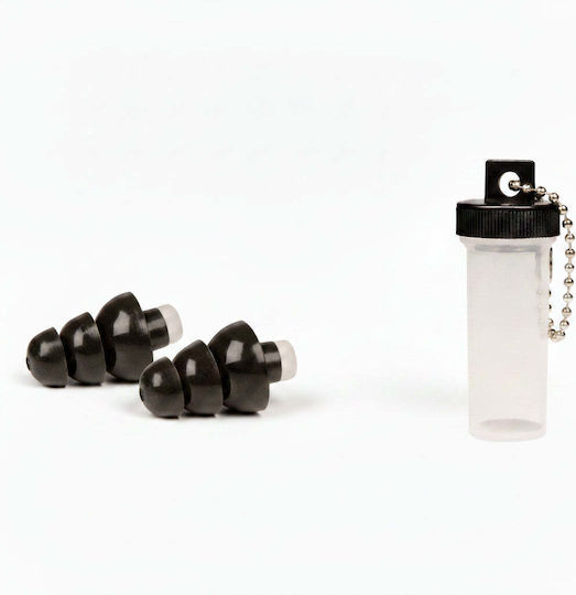 Cti Silicone Earplugs In Black Colour 2 Pieces
