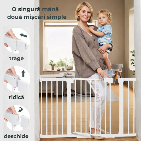 Kidizi Ușă de siguranță din lemn în culoare neagră