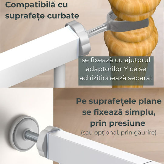 Kidizi Ușă de siguranță din lemn în culoare neagră