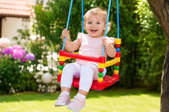 Hashtag Toys Κούνια Κρεμαστή Πλαστική για 3+ Ετών Κόκκινη