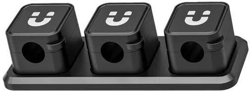 Unitek Organizator de cabluri 3+1 Snaphold Clipsuri magnetice pentru cabluri Bază T1117a