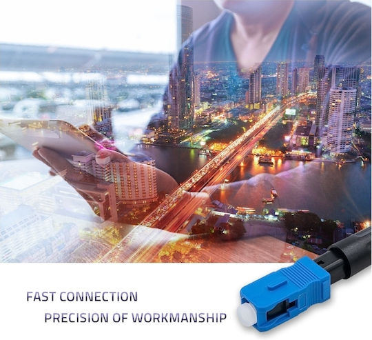 Schnellverbinder Für Glasfaser Qoltec Sc Upc Singlemode 3,0 Mm