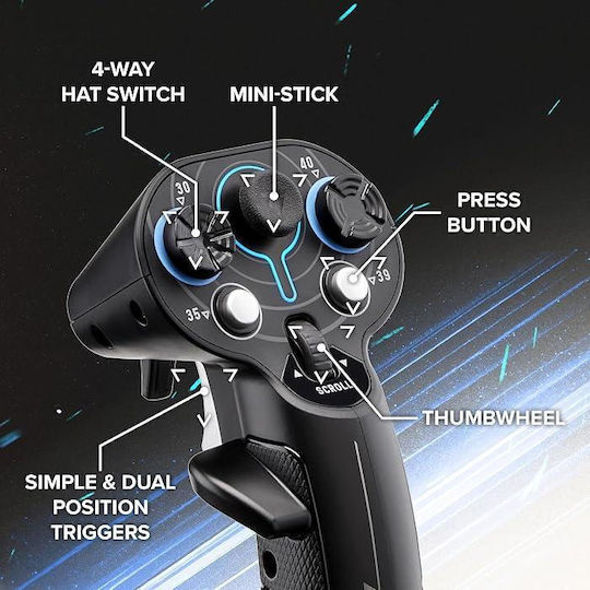 Thrustmaster Grip για PC σε Μαύρο χρώμα